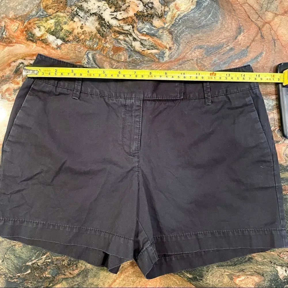 Ann Taylor Loft sz 2 100% cotton black dress short - Picture 2 of 7